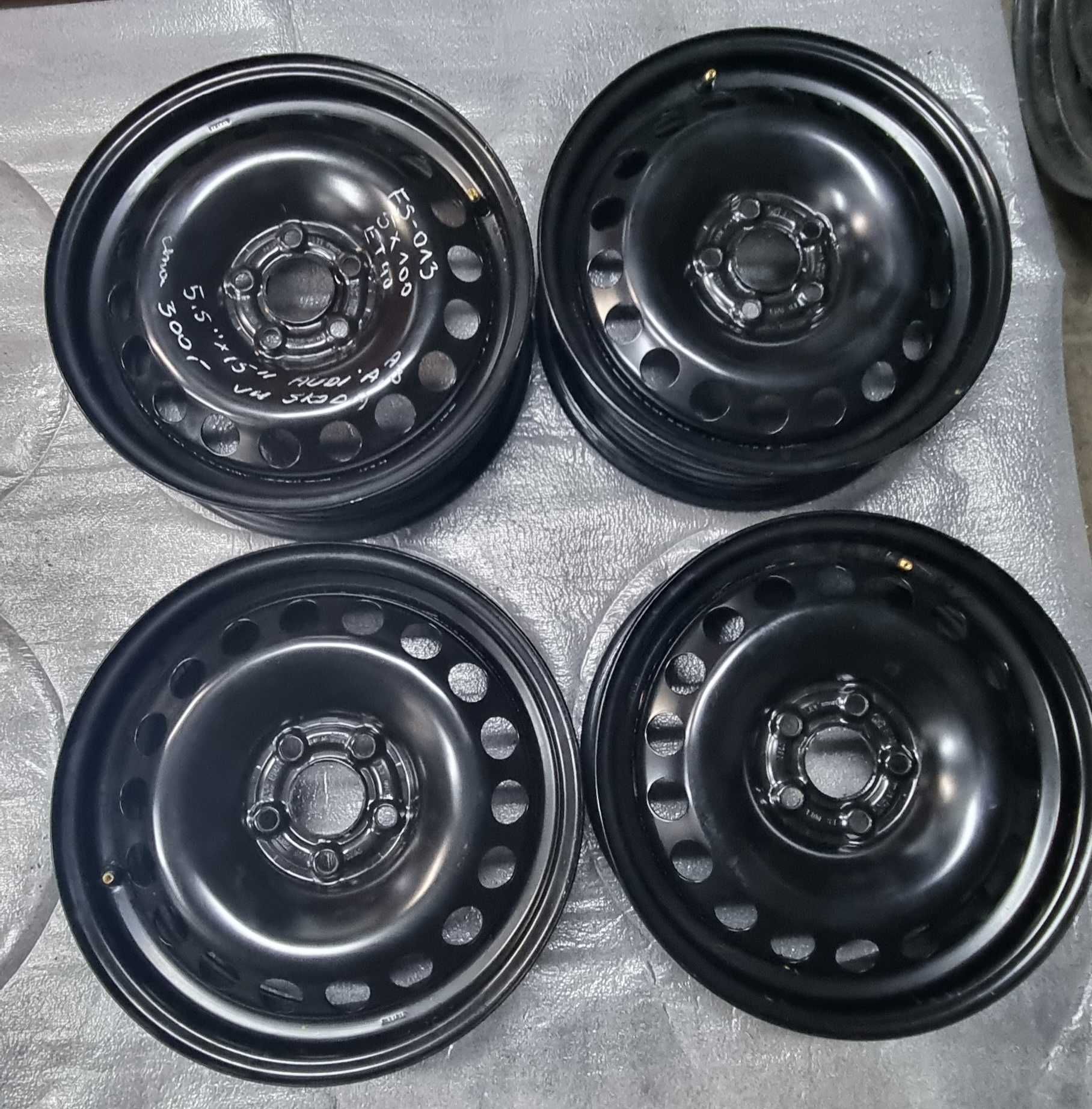 Felgi Stalowe 15" 5x100 VW Audi A1 A3 Skoda