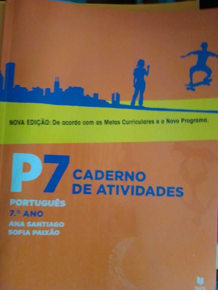 Caderno de Atividades do 7º  ano de português : P7