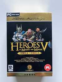 HEROES Of Might and MAGIC V |  Big Box | złota edycja po polsku na PC