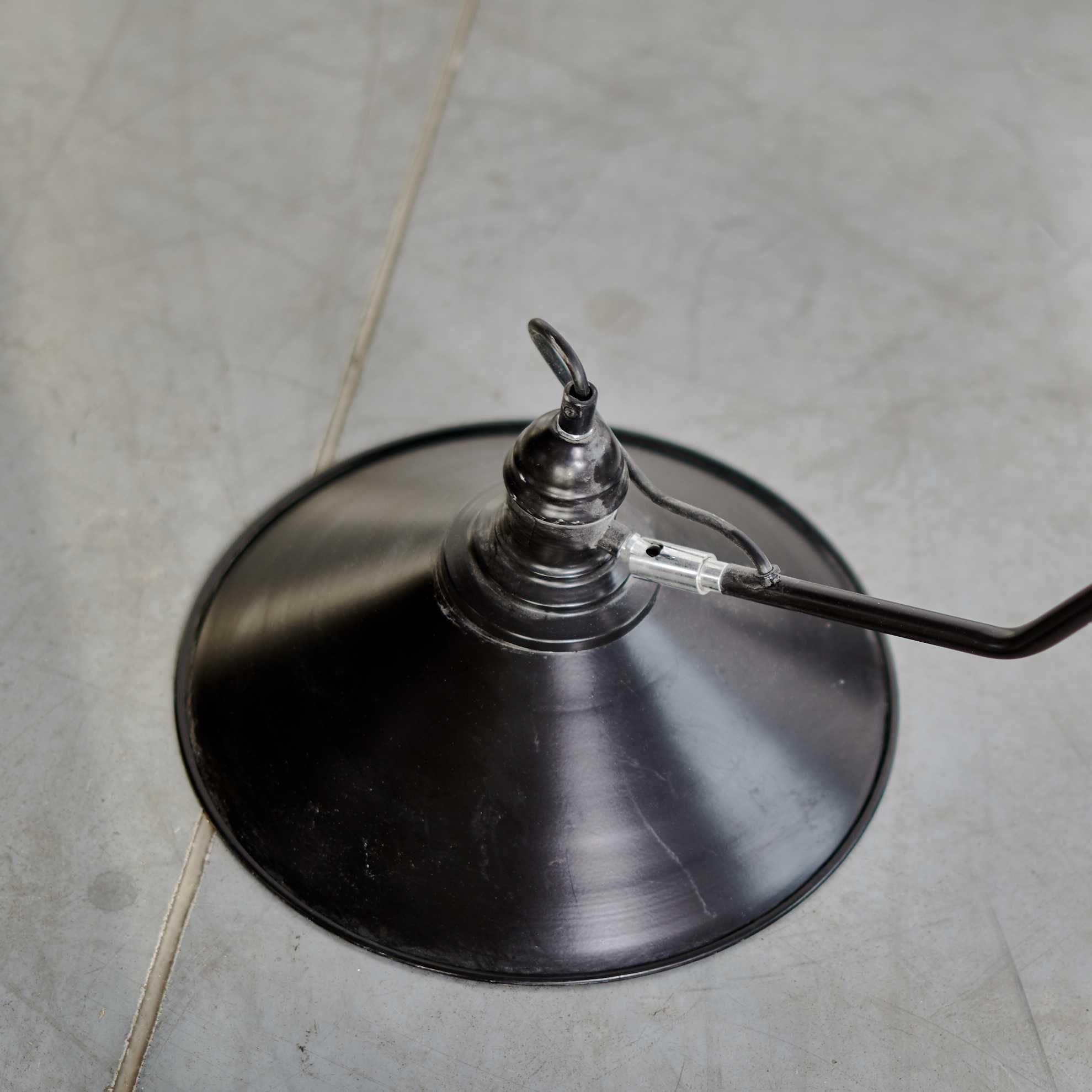 Czarna lampa sufitowa 5 punktowa