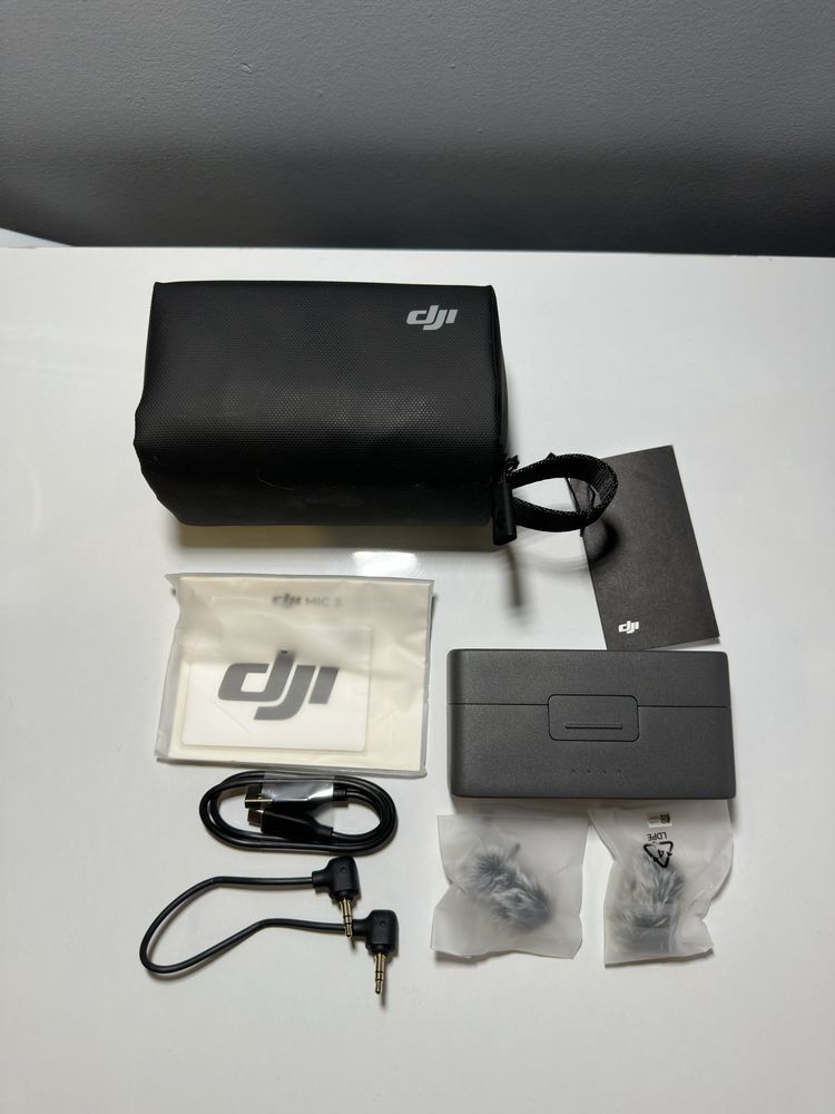 DJI Mic 2 (2 TX + 1 RX) - stan idealny