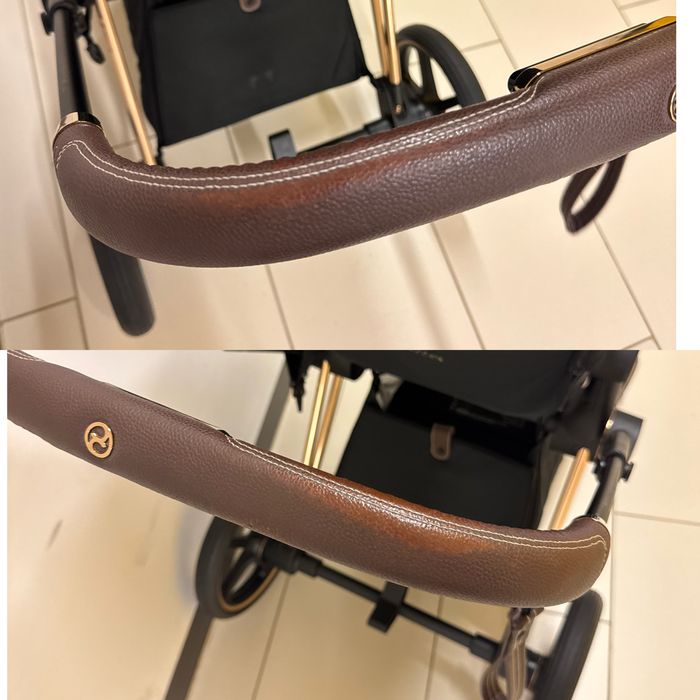 Cybex Priam 2.0 Rosegold/black  gondola+ spacerówka + akcesoria