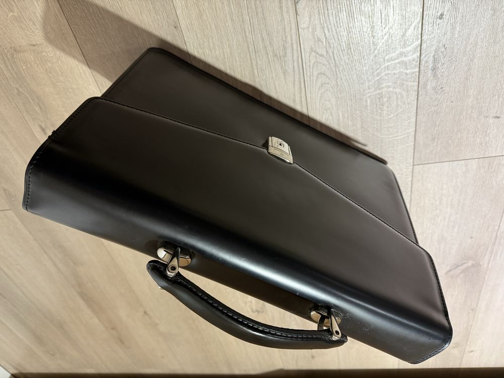 Teczka męska Samsonite ze skory naturalnej