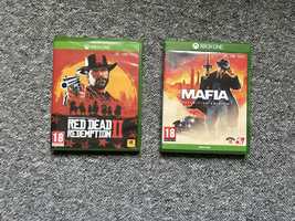 2 gry xbox one Mafia i red dead redemption 2