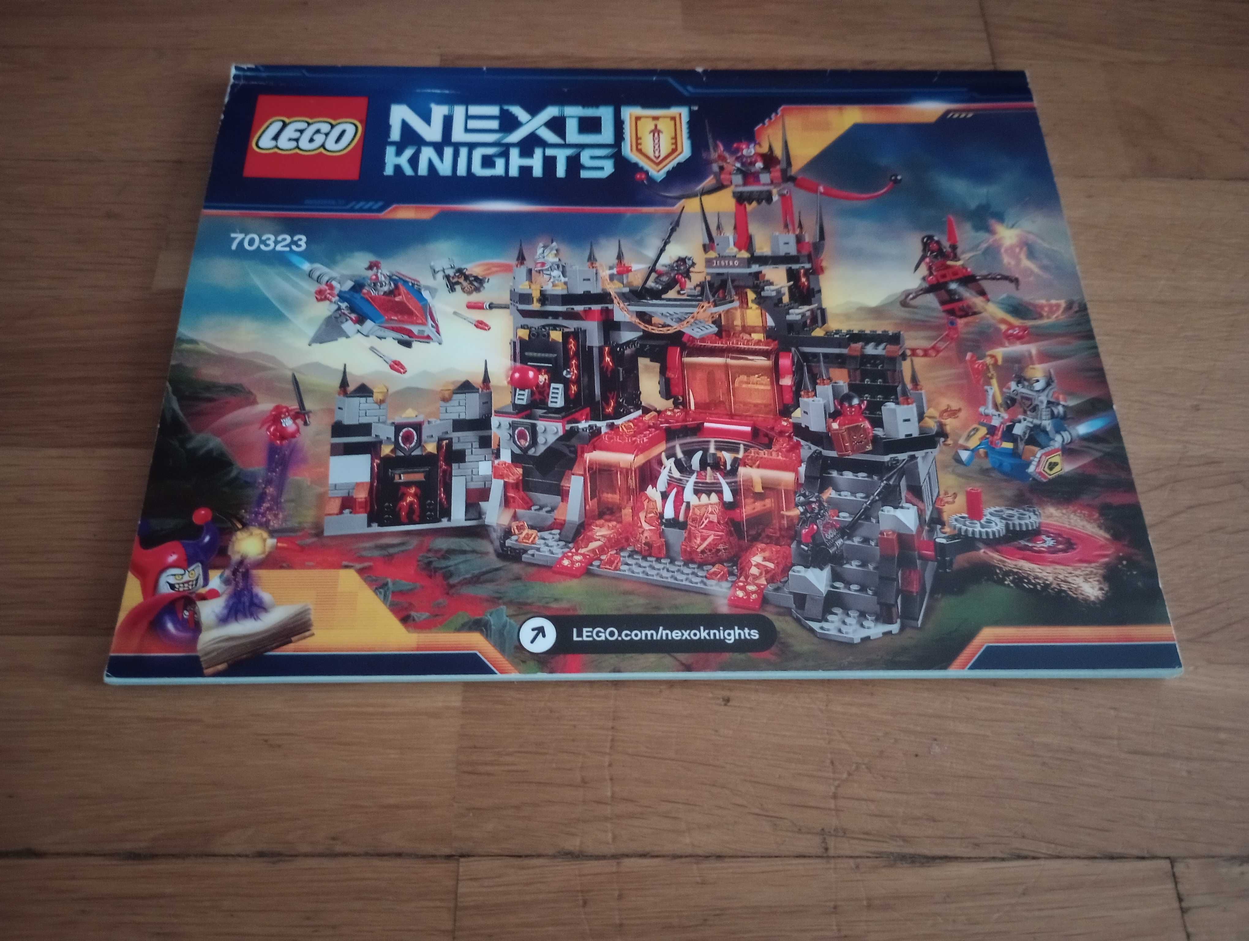 Lego Nexo Knights 70323 Jestro's Volcano Lair kompletny, instrukcja