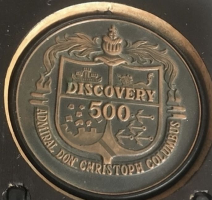 Памятна медаль Columbus Voyage. 1492-1992