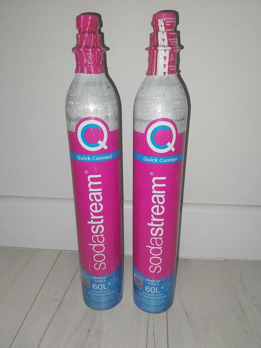 Sodastream naboje różowe pelne nowe zestaw 2szt