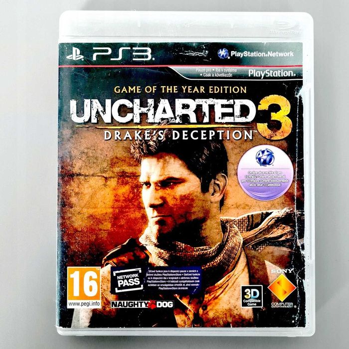 Uncharted 3 Oszustwo Drakea PL Ps3 GOTY Polski Dubbing Język