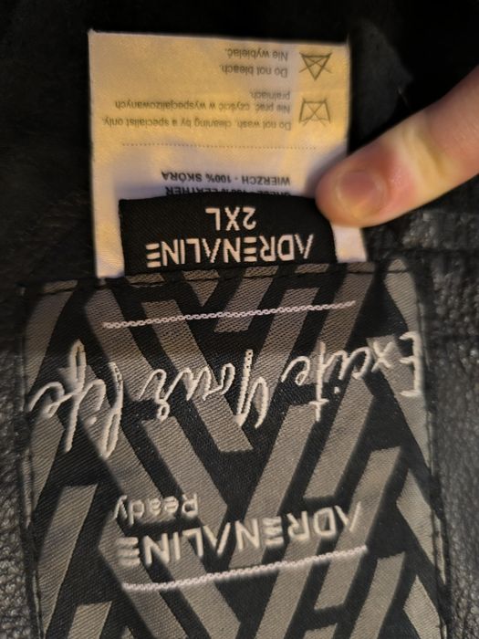 Spodnie męskie motocyklowe CHAPS Gruba Bydlęca Naturalna Skóra 2XL