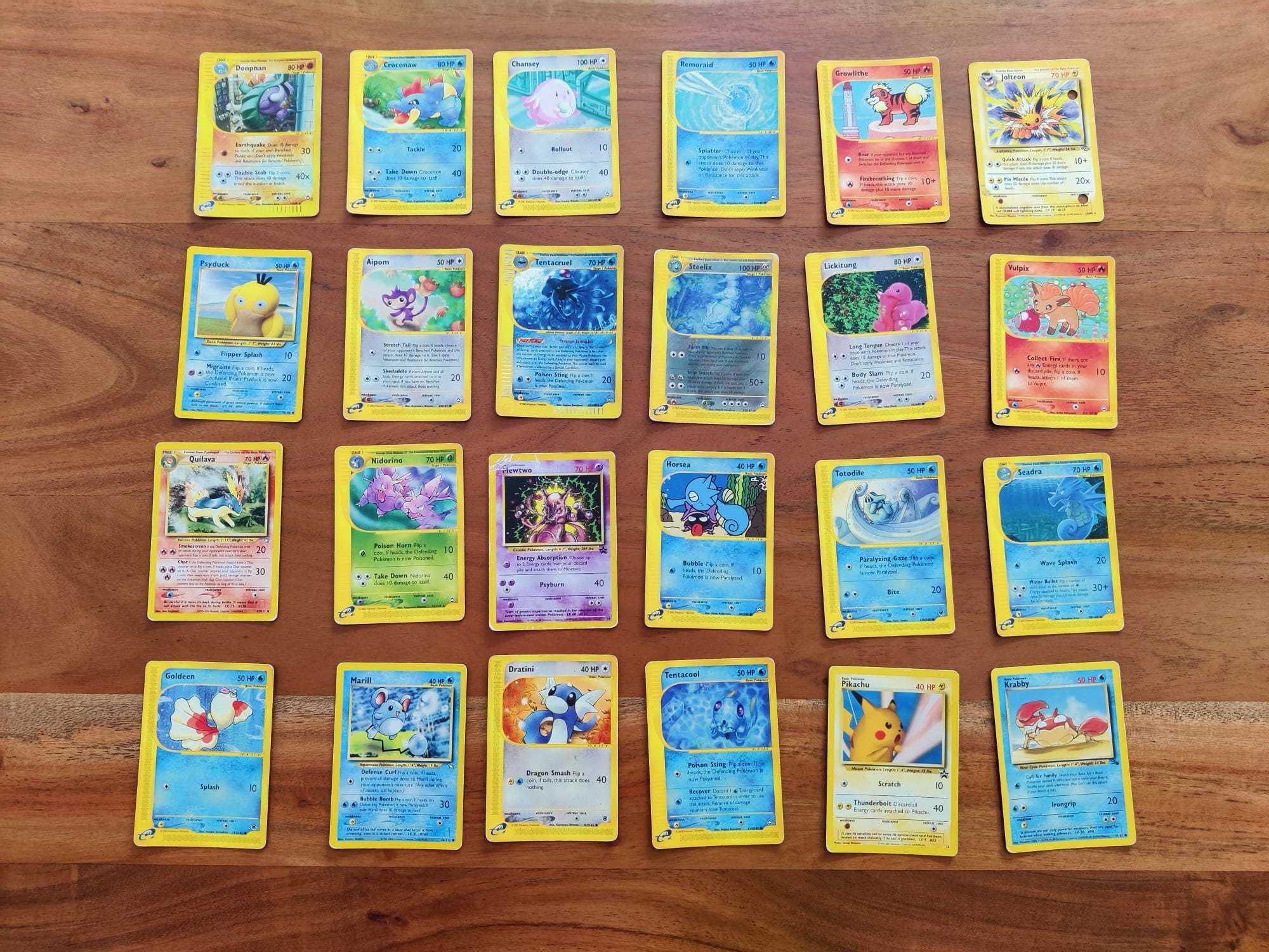 Cartas Pokémon - Raras, Holo, etc