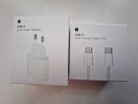 ZESTAW Apple: Ładowarka 20W + Kabel USB-C do USB-C Oryginał