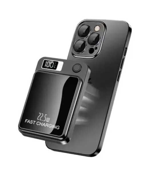 Магнитный повербанк Power Bank 10000mAh, быстрой зарядкой 22.5W iPhone