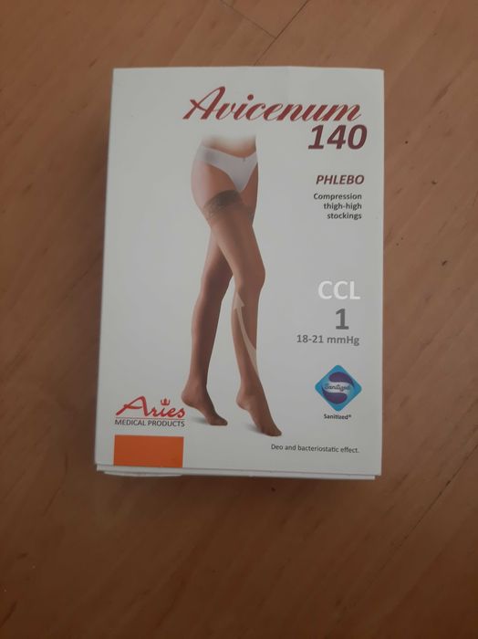 Ponczochy uciskowe na zylaki