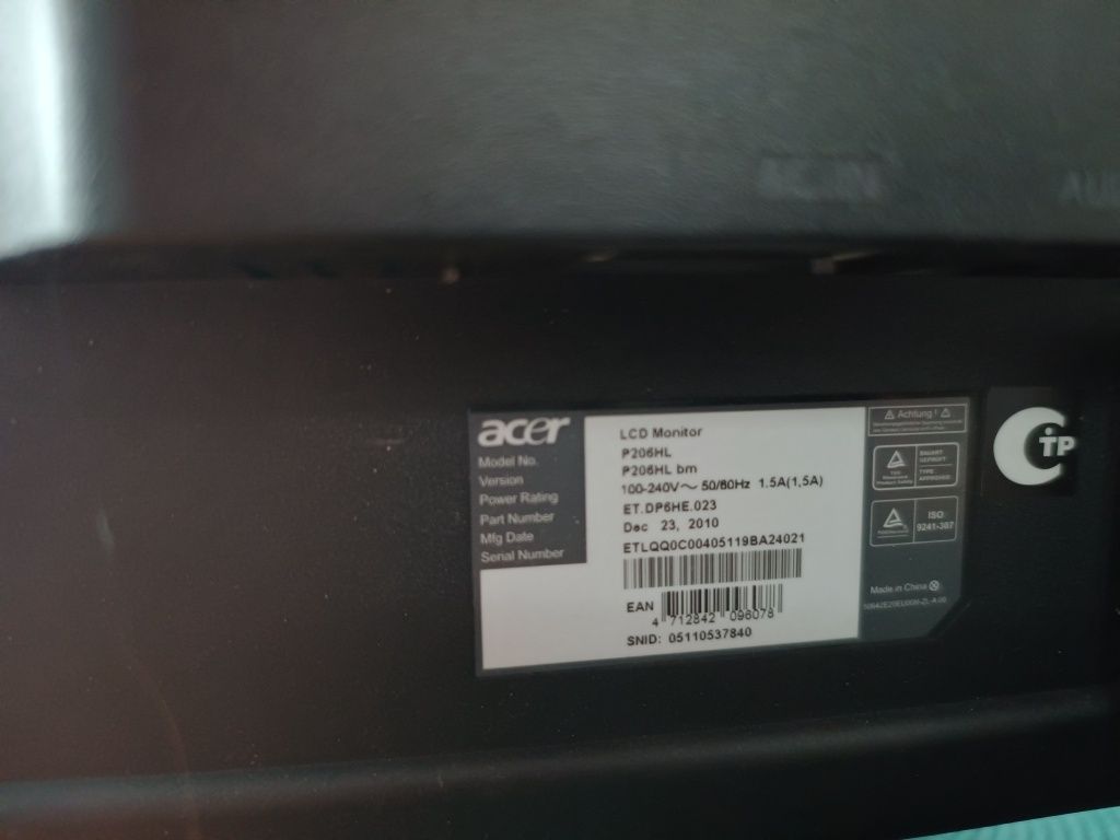 Monitor Acer 20 cali