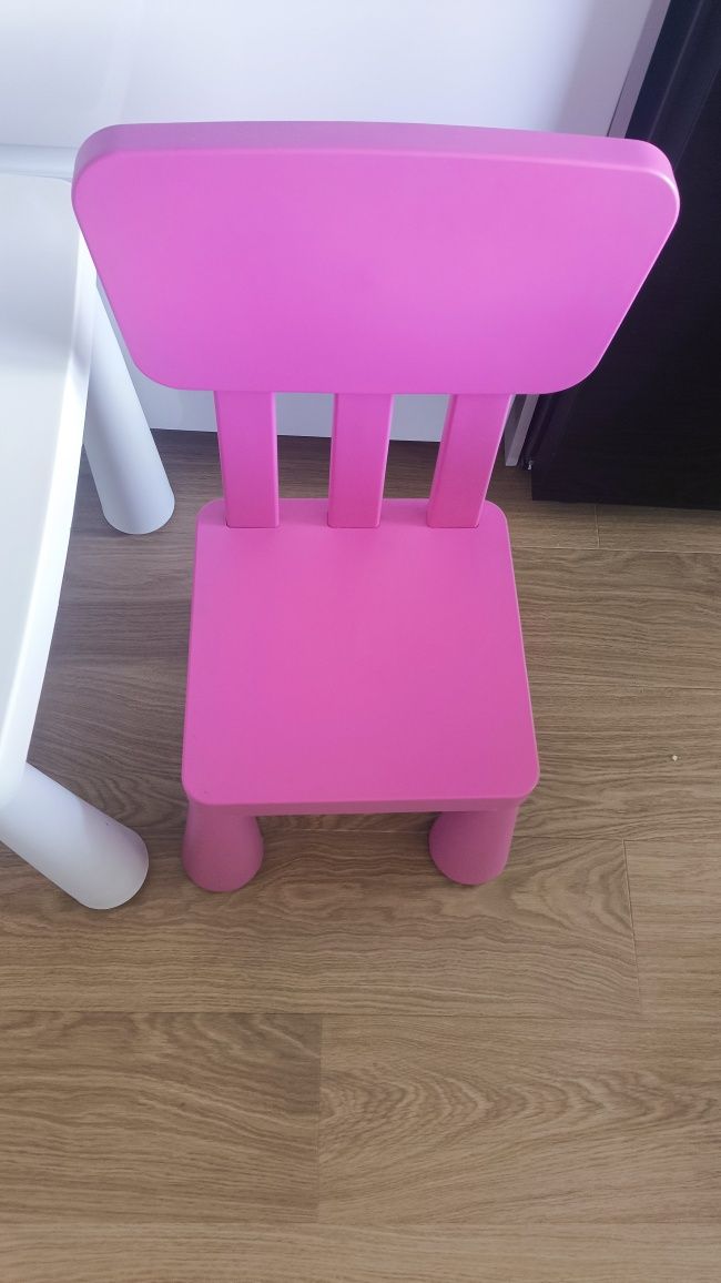 Stolik + krzesełko Mammut ikea