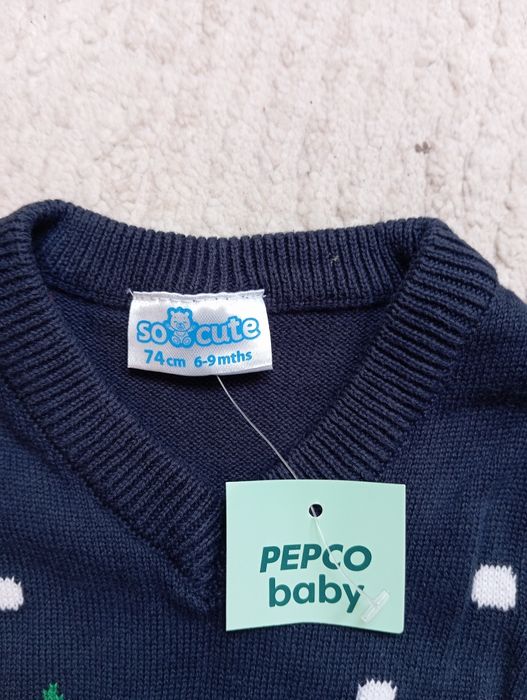 Kamizelka świąteczna niemowlęca 74 Pepco