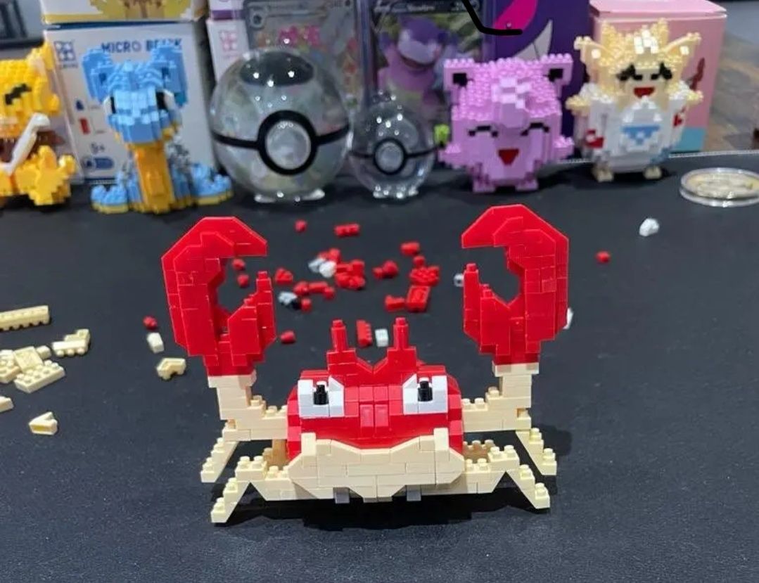 Klocki figurka Pokemon Krabby dla dzieci (nie LEGO)