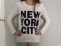 HM biala bluza bez kaptura New York NY 12 14 lat 158