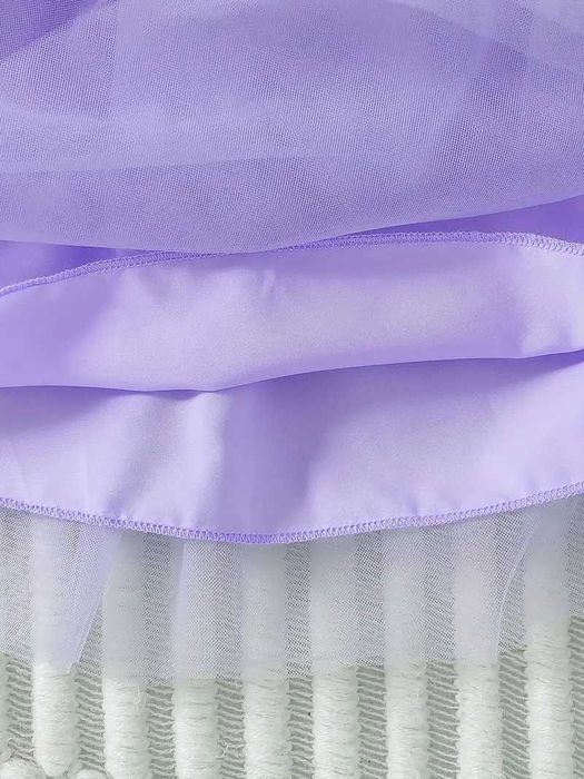 Нарядное сиреневое платье на 7-8 лет