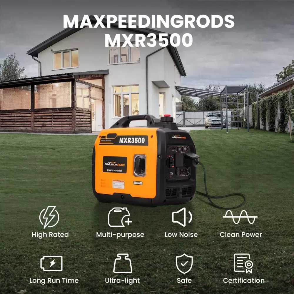 Инверторный генератор Maxpeedingrods MXR3500 - ГАРАНТИЯ 12 мес