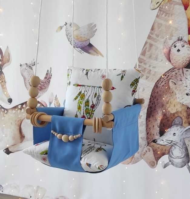 Гойдалки дитячі підвісні, качелі для дитини  (великий вибір)