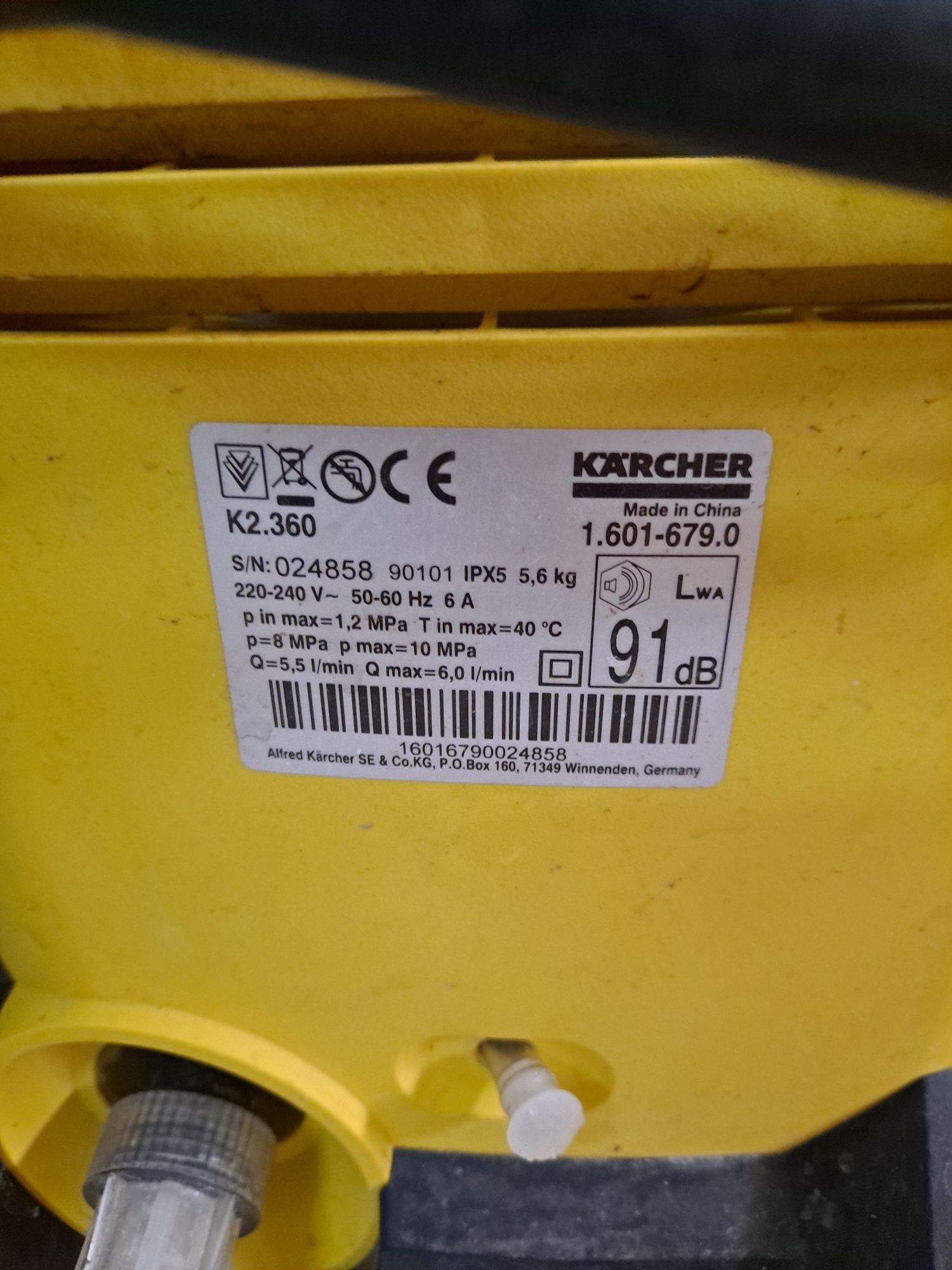 Lavadora de pressão Karcher K2