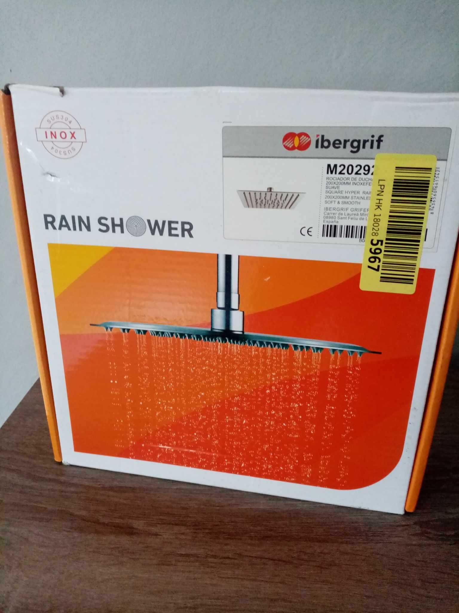 Deszczownica prysznicowa ibergriff M20292