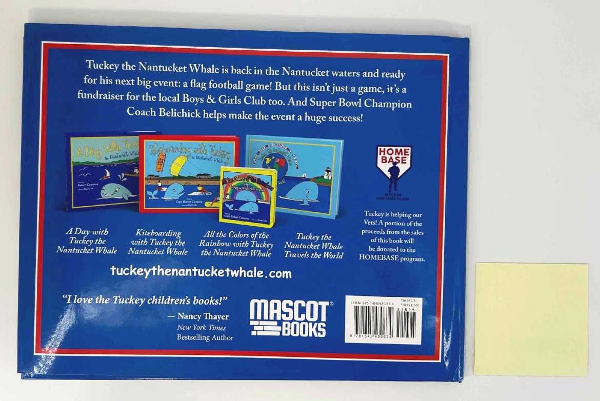 Flag Football with Tuckey the Nantucket Whale książka po angielsku