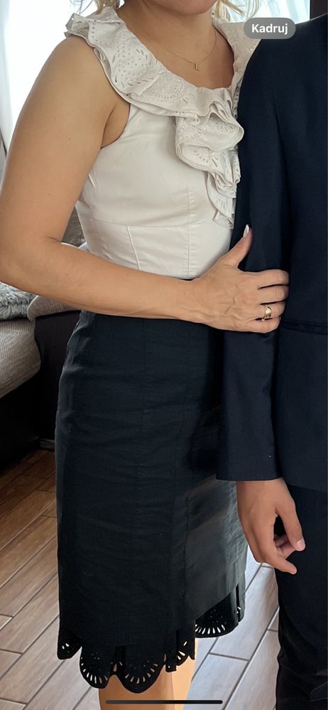 Elegancka sukienka Karen Millen rozm. 38. Wesele, komunia, sylwester