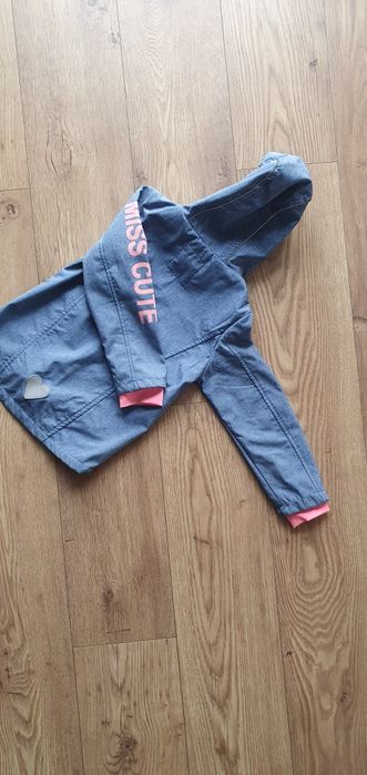 Kurtka z polarem dla dziewczynki 5-6 lat