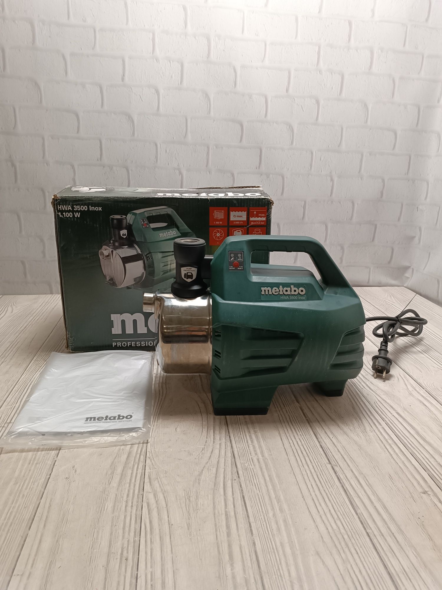 Насосна станція Metabo HWA 3500 Inox 1100W