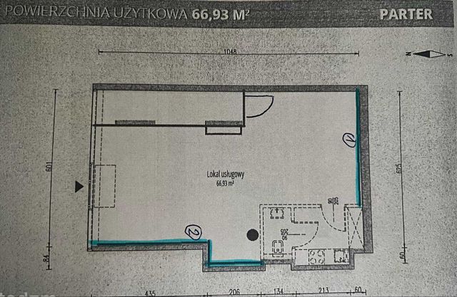 Lokal handlowo-usługowy 67m2 ul. Romana Ciesielskiego