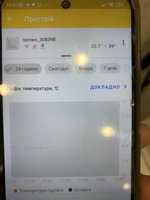 Терморегулятор Terneo SX Wi-Fi тепла підлога