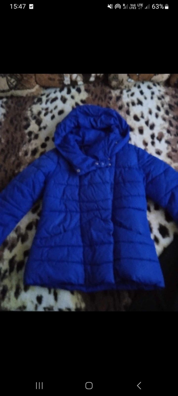 Куртка зимова,синя