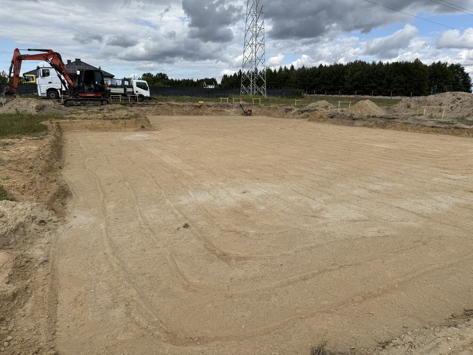 Usługi koparka 9t, minikoparka 2t prace ziemne, wiertnica, młot