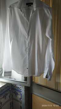 Camisa branca homem Zara 36