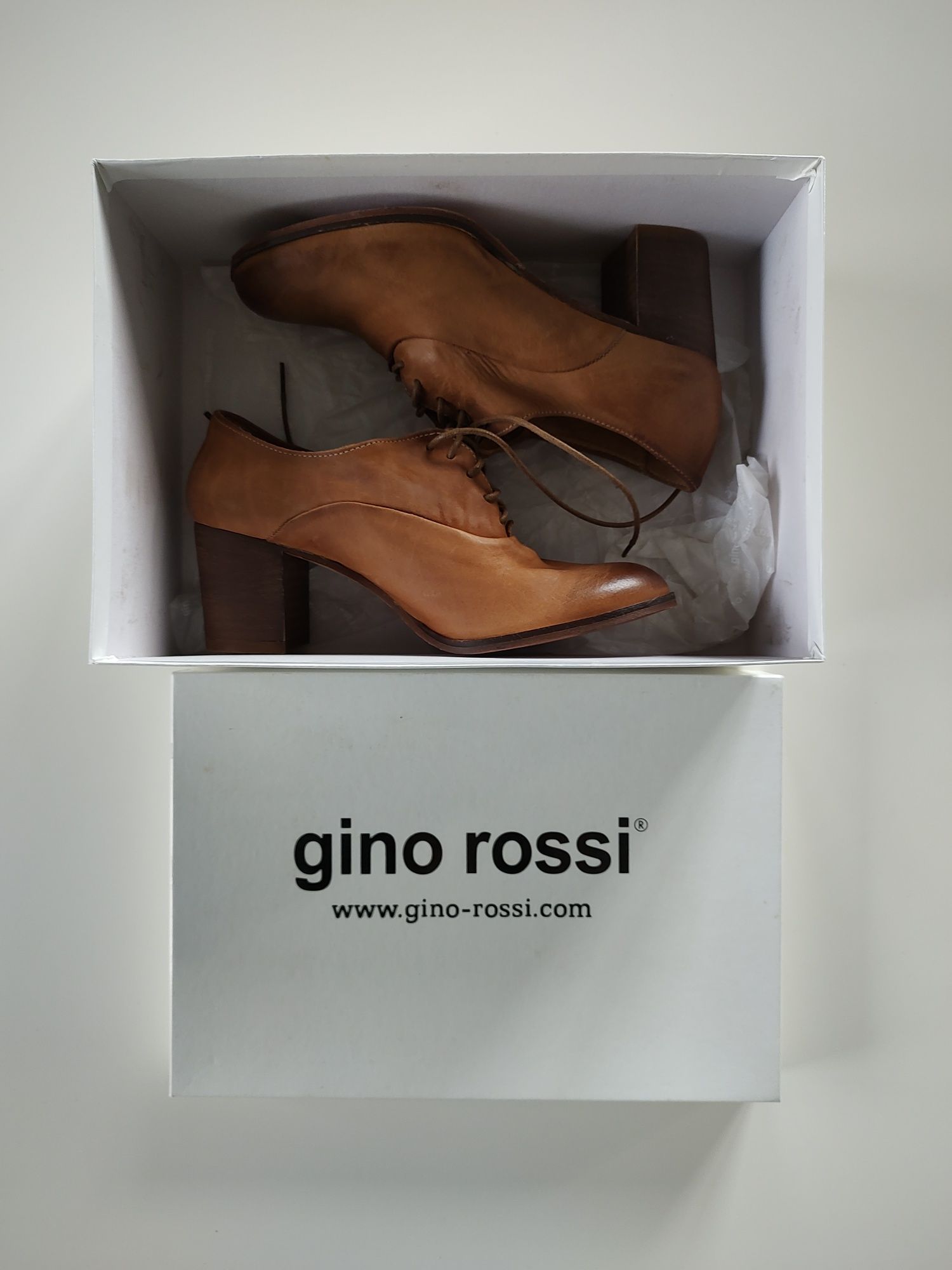 Botki damskie rozmiar 36 Gino Rossi skóra naturalna