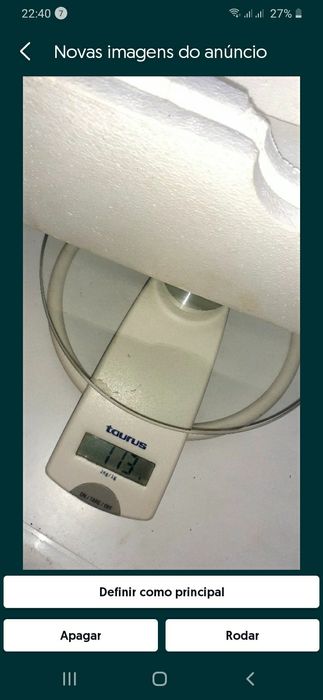 Balança ergonômica de cozinha