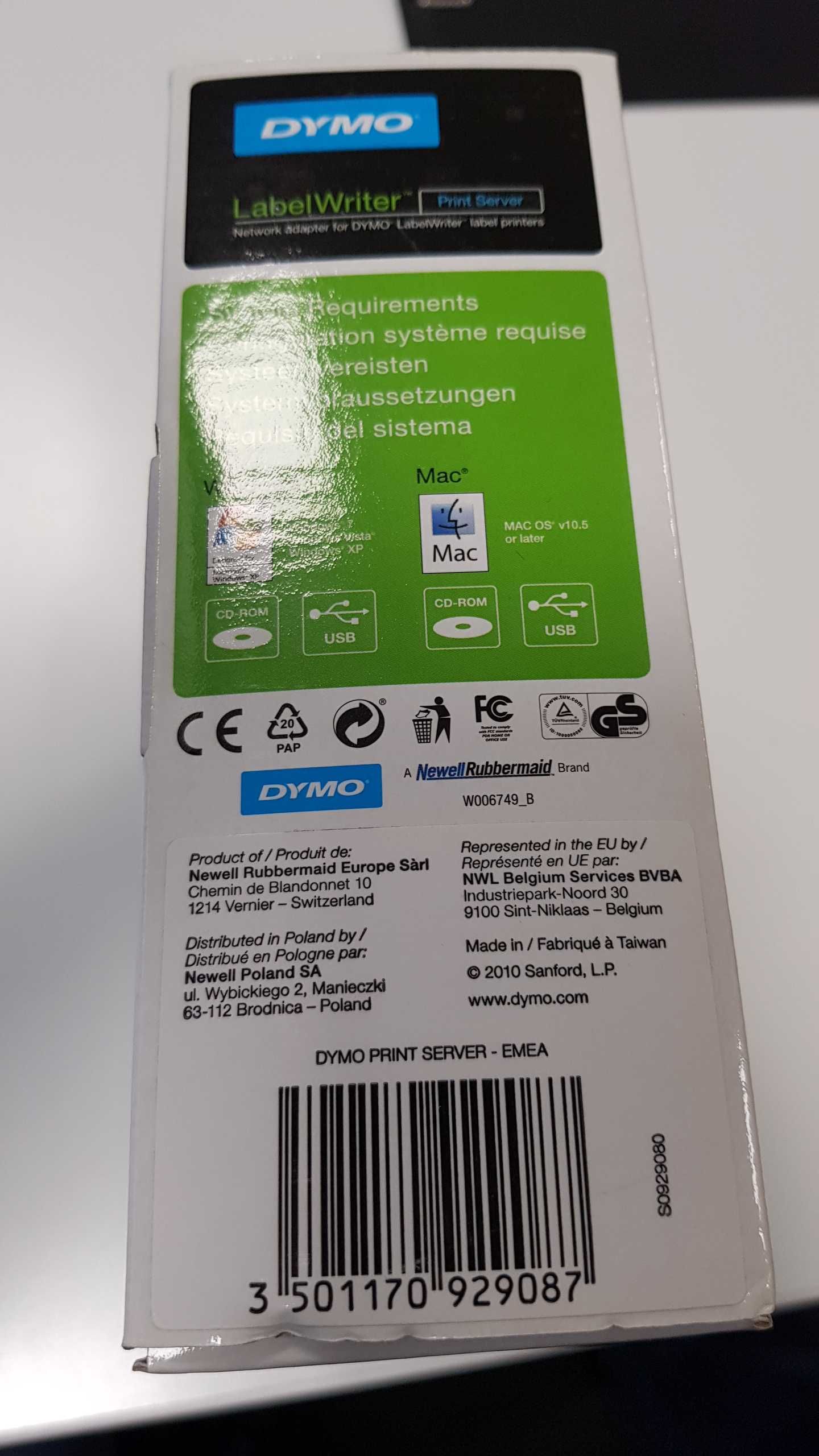 Print Server do drukarek DYMO KC 301