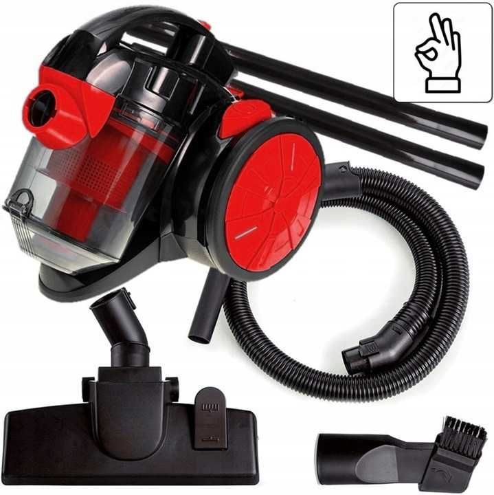 Odkurzacz bezworkowy cyklonowy 4000w filtr hepa lekki mocny