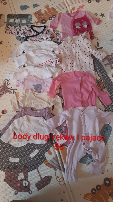 Paczkę ciuchów dla dziewczynki 56/62