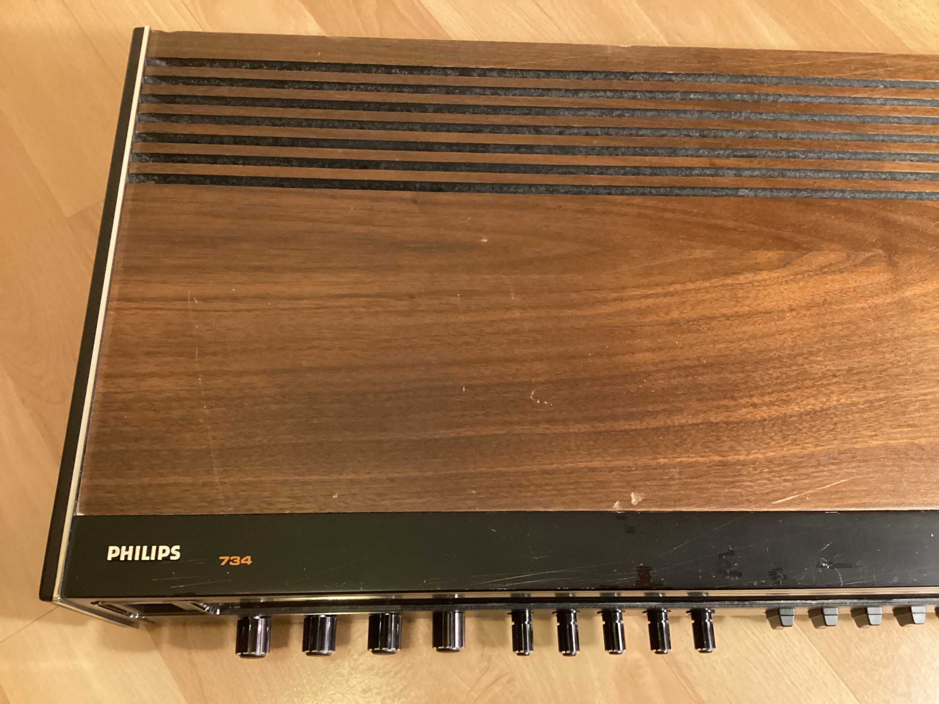 Amplituner Wzmacniacz PHILIPS 22RH734/22Z / SPRAWNY, śliczne brzmienie