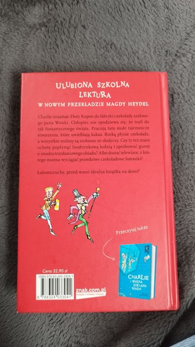 Książka "Charlie i fabryka czekolady"