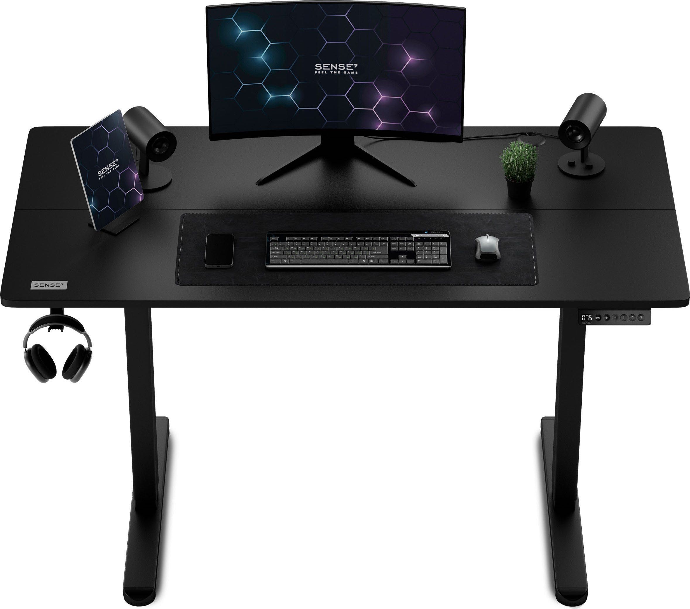 Комп'ютерний стіл 140x70 см з електрорегулюванням висоти Sense7 Nojo