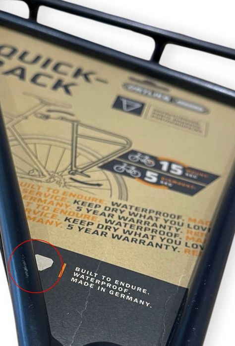 Bagażnik rowerowy tylny ORTLIEB Quick Rack F78104 FV / 062-275