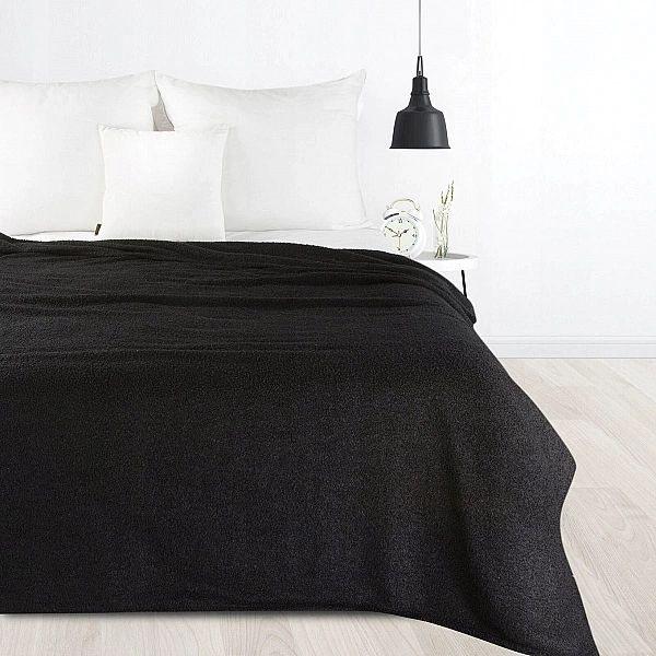 Koc Mikrofibra Jednokolorowy Miękki Pled Boucle Bukla 70x160