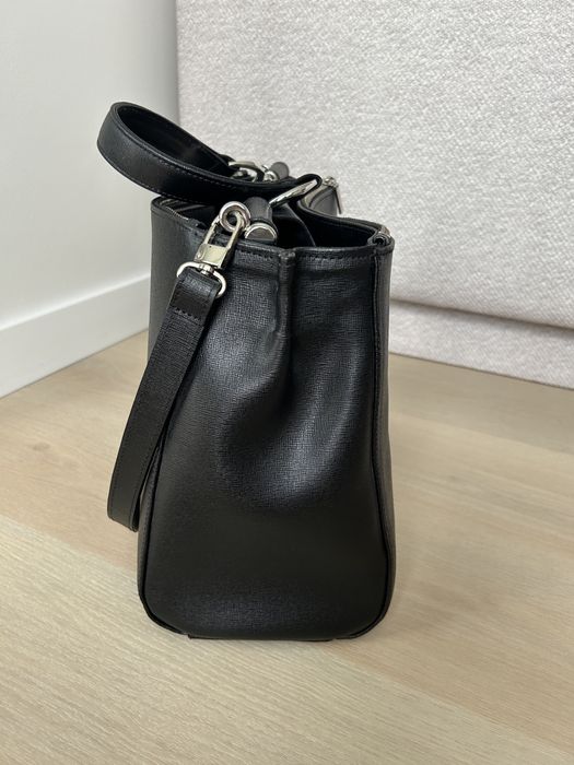 Gino Rossi skórzana torba shopper kufer skóra