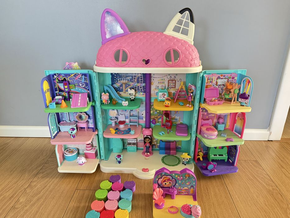 Koci domek Gabi-mega duży zestaw-posiadam karton od domku