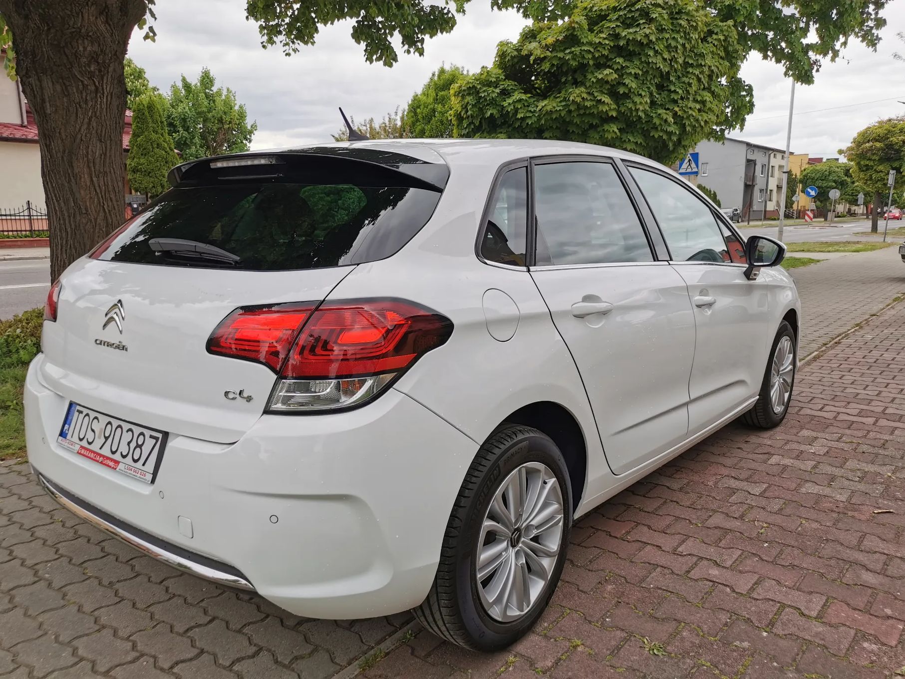 Citroën C4 Automat Serwisowany Dwa kluczyki Navi Bluetooth Ledy Zadbany