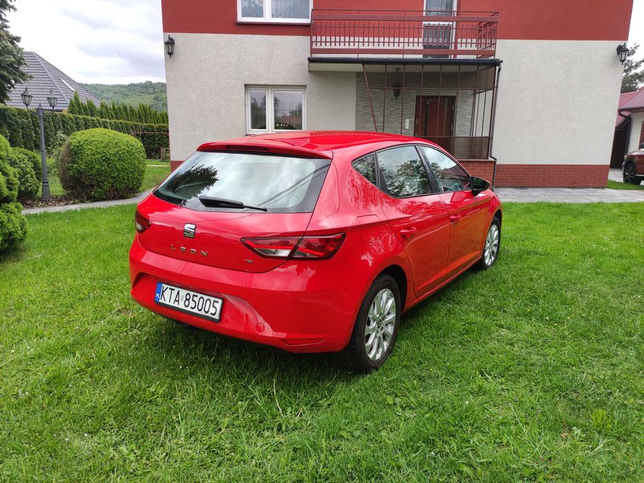 Seat Leon 3 1.6 TDI 1 właściciel w PL, Hak, grzane fotele, 2kpl kół,